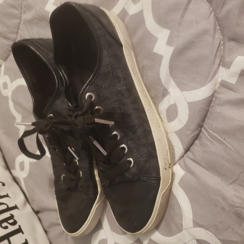 Michael Kors  Leather Lace-Up Sneakers